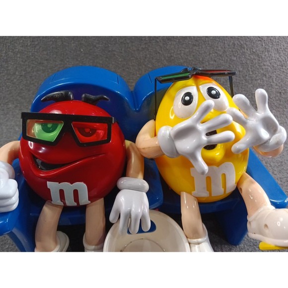 M&M's Collectible 3D Movie Theater Seats Themed Candy Dispenser Fully Functions - Picture 5 of 10